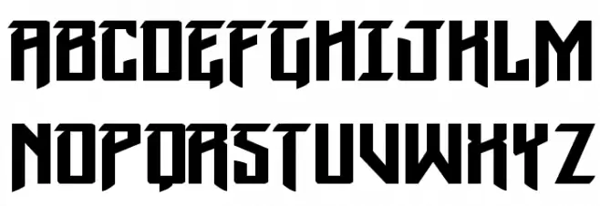 Winter Solstice Expanded Font Litere mari