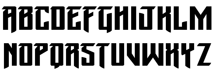 Winter Solstice Expanded Font LOWERCASE