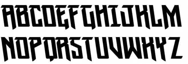 Winter Solstice Leftalic フォント 大文字