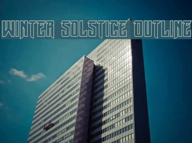 Winter Solstice Outline Example 3