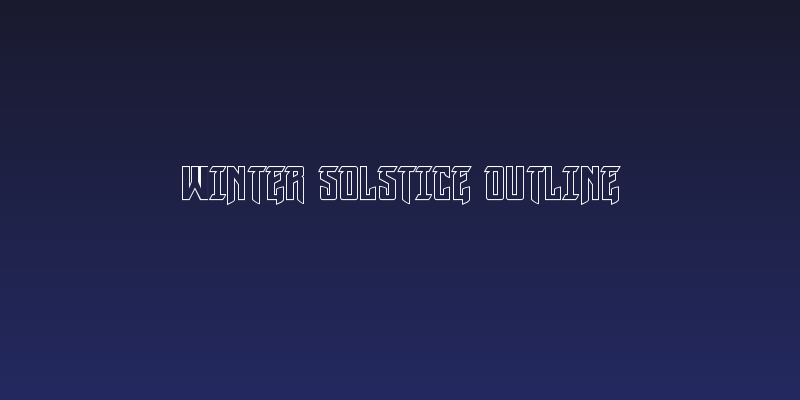 Winter Solstice Outline Social Header