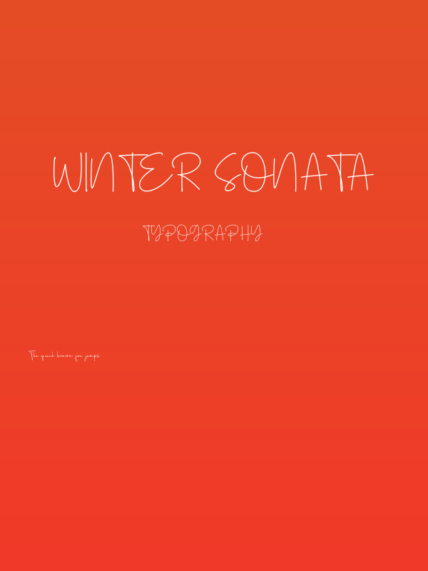Winter Sonata Poster