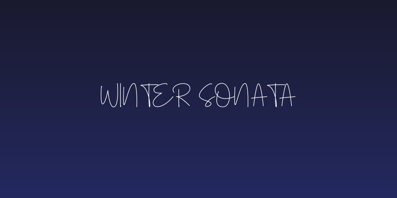 Winter Sonata Social Header