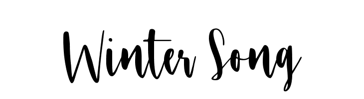 Winter Song  Free Fonts Download
