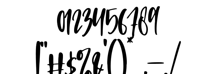 Winter Song Font OTHER CHARS