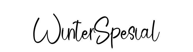 Winter Spesial  नि: शुल्क फ़ॉन्ट्स डाउनलोड