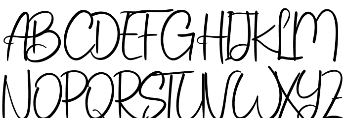 Winter Spesial Font UPPERCASE