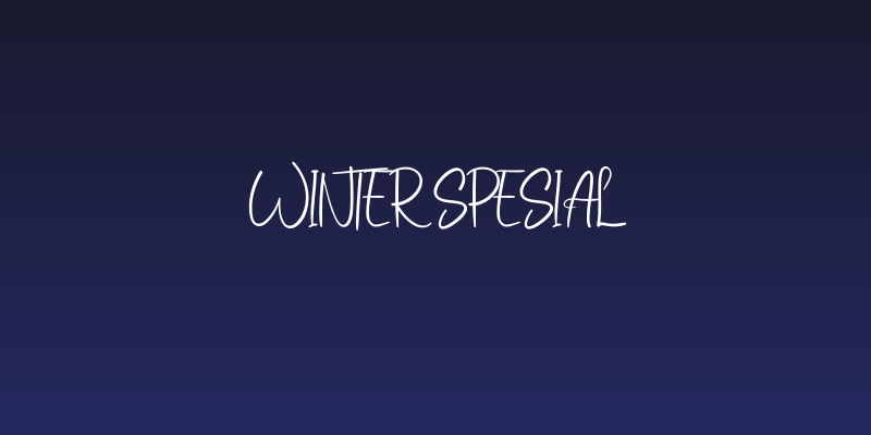 Winter Spesial Social Header