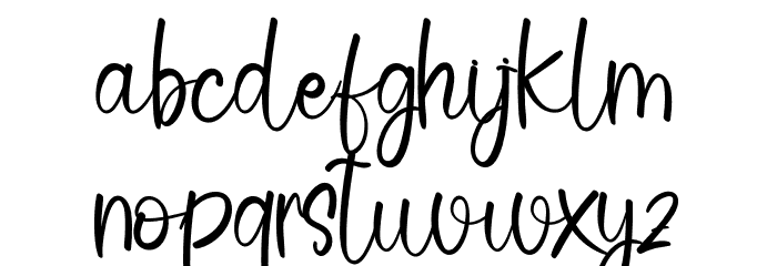 Winter Spesial Font LOWERCASE