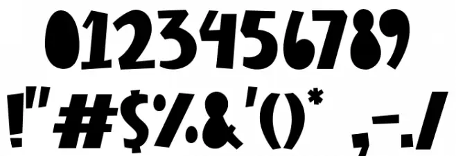 Winter Spring Font OTHER CHARS