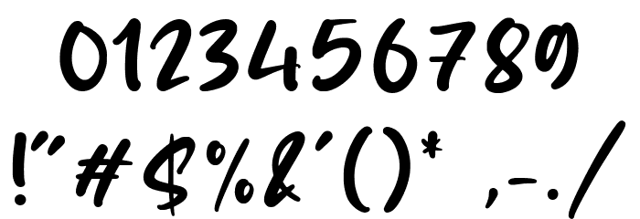 Winter Sprinkle Font OTHER CHARS