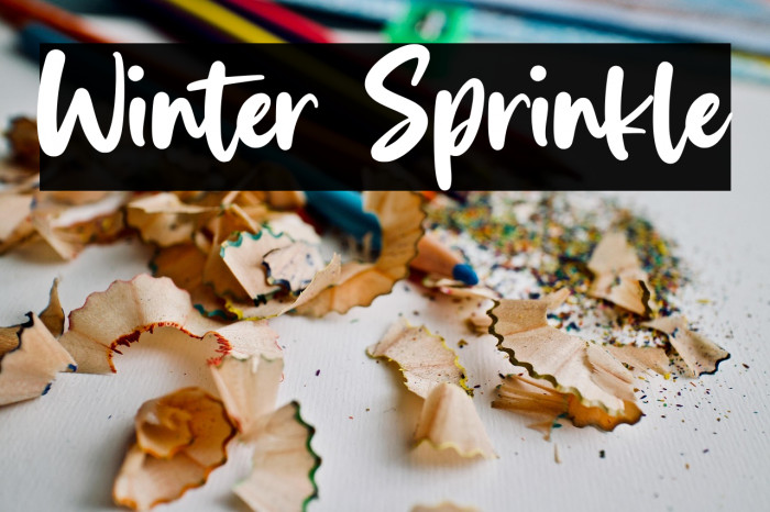 Winter Sprinkle Example 3