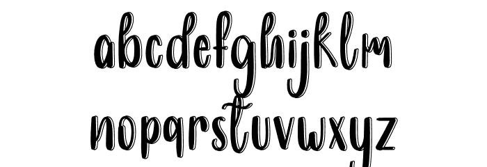 Winter Sunday Font LOWERCASE
