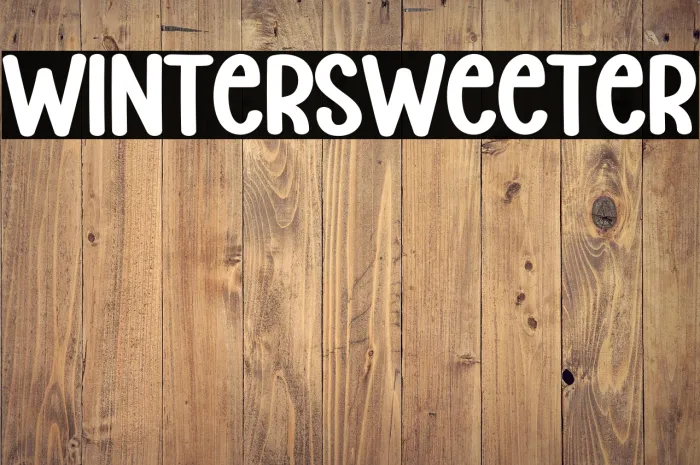 Winter Sweeter Example 3