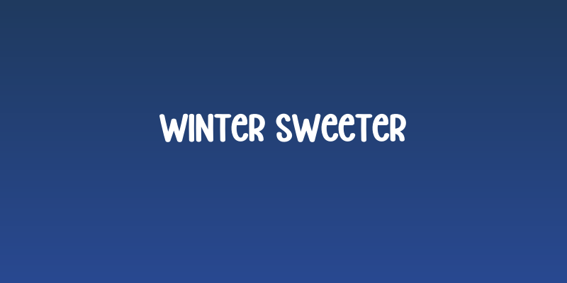 Winter Sweeter Social Header