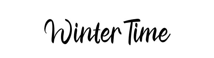 Winter Time  Free Fonts Download