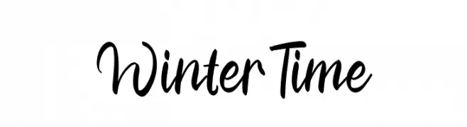 Winter Time  नि: शुल्क फ़ॉन्ट्स डाउनलोड