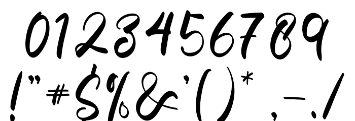 Winter Time Font OTHER CHARS
