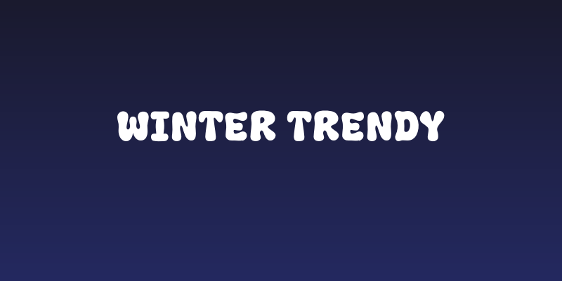 Winter Trendy Social Header