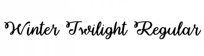 Winter Twilight Regular  تنزيل الخطوط