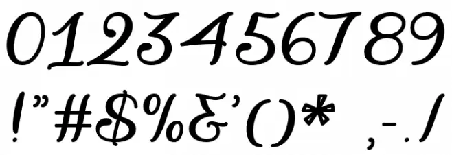 Winter Twilight Regular Font OTHER CHARS