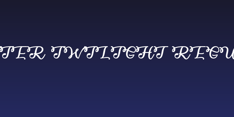 Winter Twilight Regular Social Header