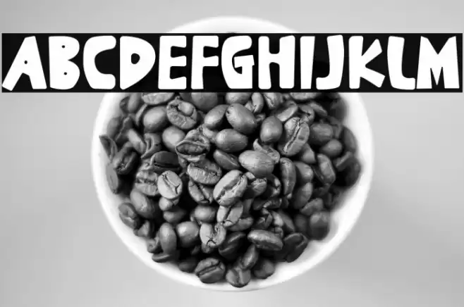 Winter White Font examples