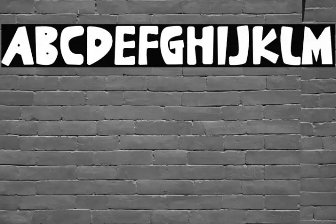 Winter White Font examples