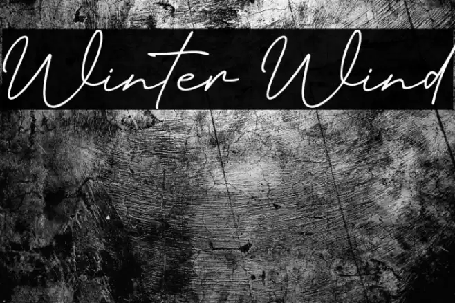 Winter Wind Caratteri examples