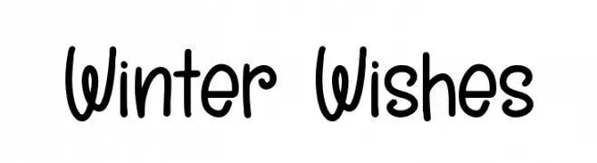 Winter Wishes  baixar fontes gratis