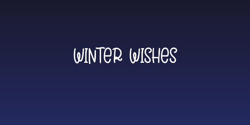 Winter Wishes Social Header