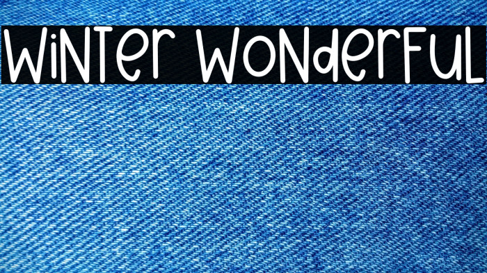 Winter Wonderful Example 2