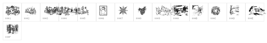 Winter Wonderland Character Map