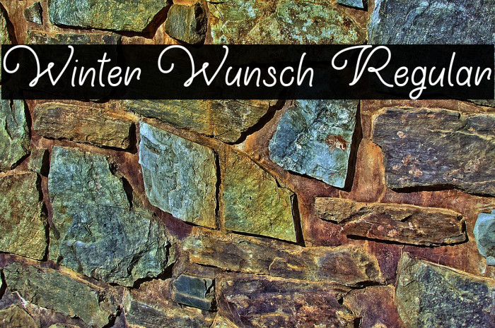 Winter Wunsch Regular Example 2