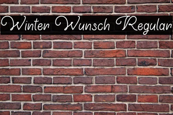 Winter Wunsch Regular Example 3
