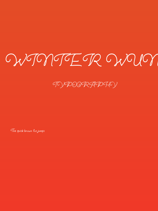 Winter Wunsch Regular Poster