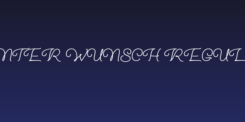 Winter Wunsch Regular Social Header