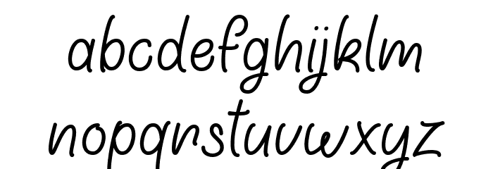 Winter Wunsch Regular Font LOWERCASE