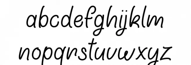 Winter Wunsch Regular Font Litere mici