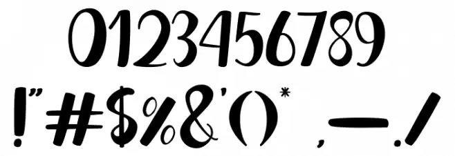 Winter Yesterday Font OTHER CHARS