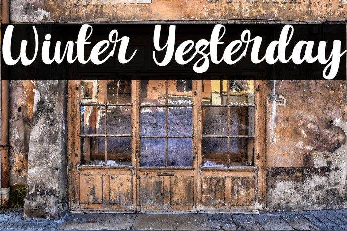 Winter Yesterday Example 1