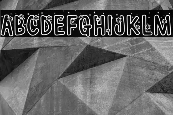 Winter * Yeti Regular Font examples