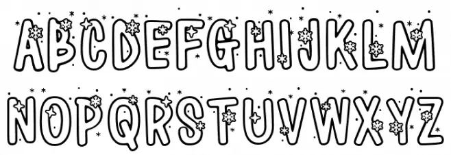 Winter * Yeti Regular Font LOWERCASE