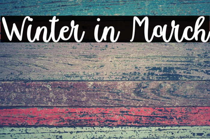 Winter in March Example 1
