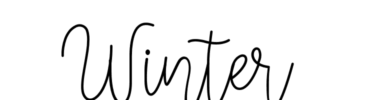 Winter Font