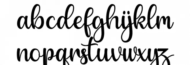 Winter फ़ॉन्ट लोअरकेस