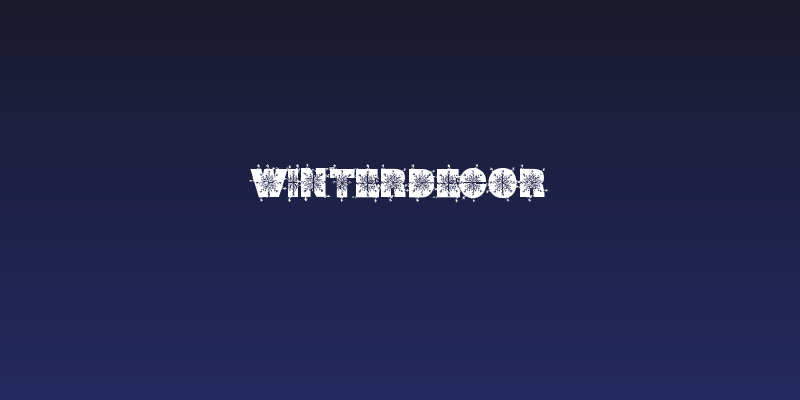 WinterDecor Social Header
