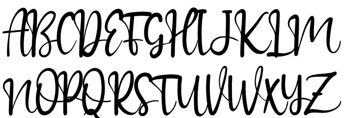 WinterHouseRegular Font UPPERCASE
