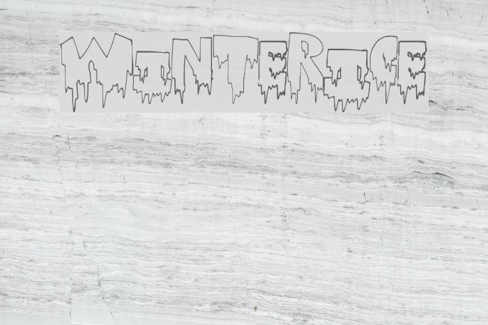 WinterIce Font examples