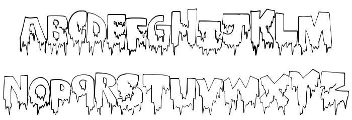 WinterIce Font LOWERCASE